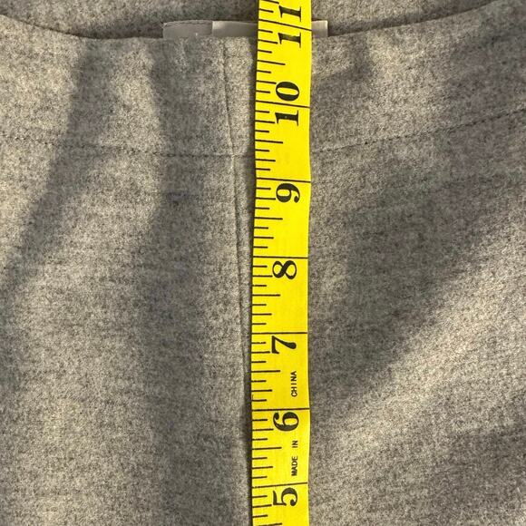 J. Crew Light Tan Side Button Wool Cashmere Blend Wide Leg Pants Size 4 - Picture 7 of 9